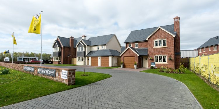 New home development in Baschurch, Perry View